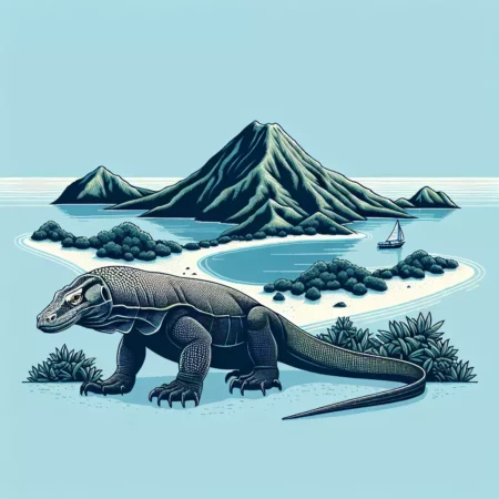 Keberadaan Komodo di Pulau Komodo