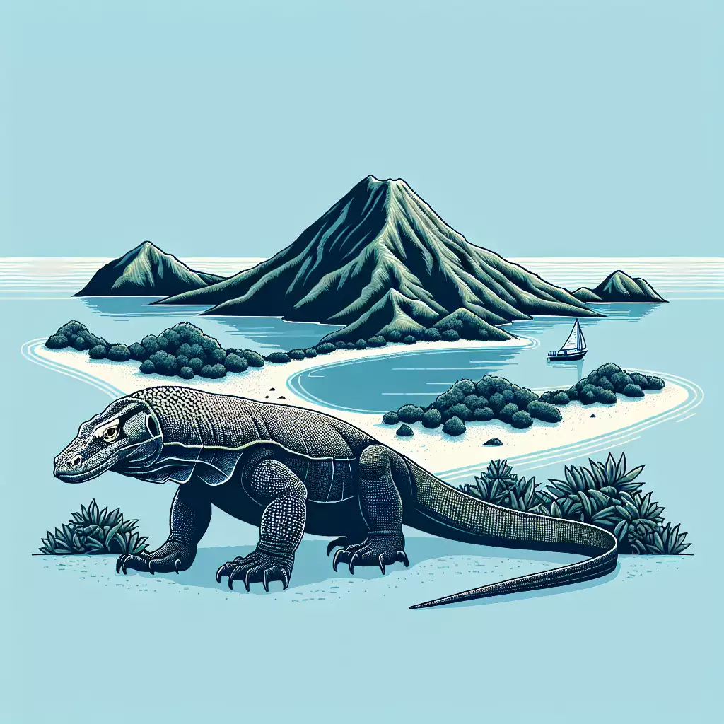 Keberadaan Komodo di Pulau Komodo