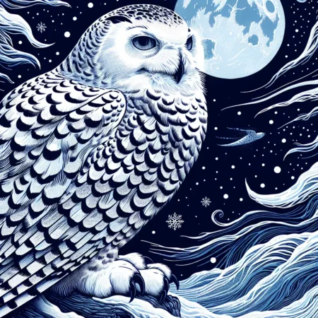Burung Hantu Salju: Predator Malam di Daratan Es