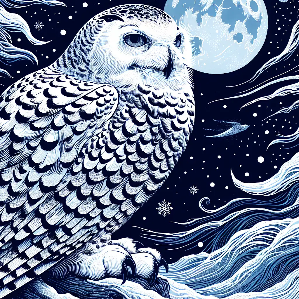 Burung Hantu Salju: Predator Malam di Daratan Es